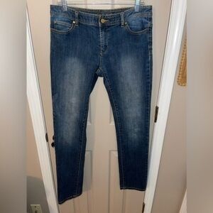 Michael Kors Straight Leg Medium Wash Jeans